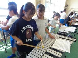 6年生音楽会の楽器オーデション