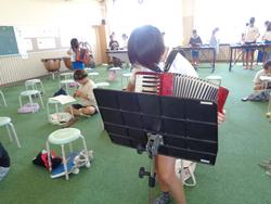 6年生音楽会の楽器オーデション