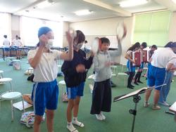 6年生音楽会の楽器オーデション