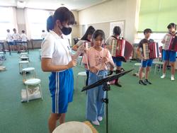 6年生音楽会の楽器オーデション