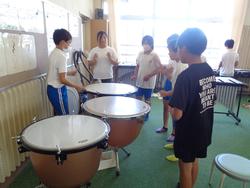 6年生音楽会の楽器オーデション