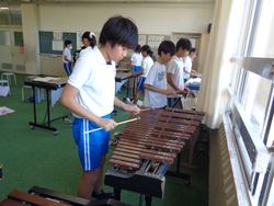 6年生音楽会の楽器オーデション