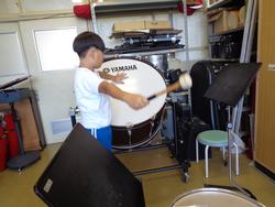 6年生音楽会の楽器オーデション