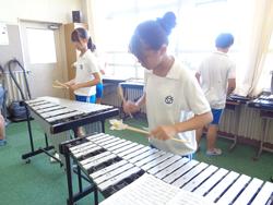 6年生音楽会の楽器オーデション