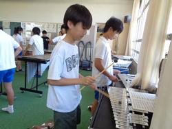 6年生音楽会の楽器オーデション