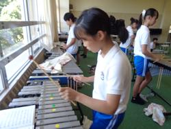 6年生音楽会の楽器オーデション