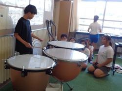 6年生音楽会の楽器オーデション