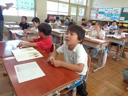 1年生国語の授業