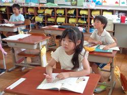 1年生国語の授業