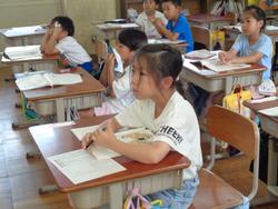 1年生国語の授業