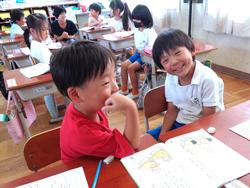 1年生国語の授業