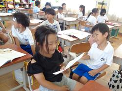 1年生国語の授業