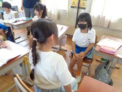 1年生国語の授業