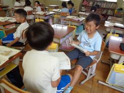 1年生国語の授業