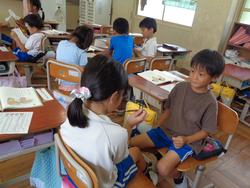 1年生国語の授業