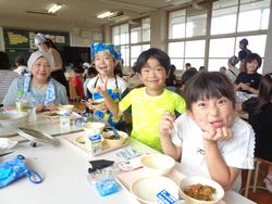 2年生夏野菜カレー作り（コミスクミニ活動）
