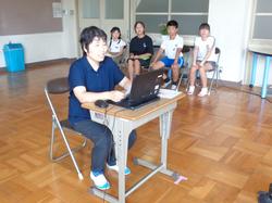 1学期終業式の様子