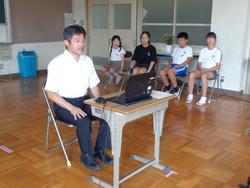 1学期終業式の様子