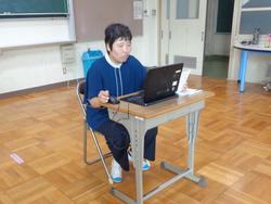 始業式の様子