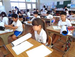 始業式後の学級活動
