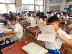 始業式後の学級活動