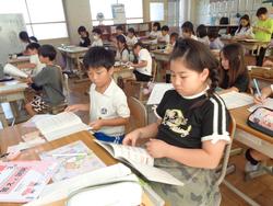 始業式後の学級活動