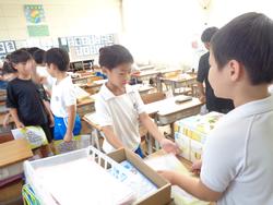 始業式後の学級活動