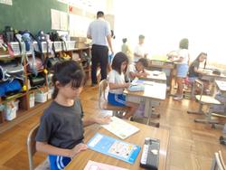 始業式後の学級活動