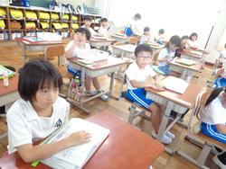 始業式後の学級活動