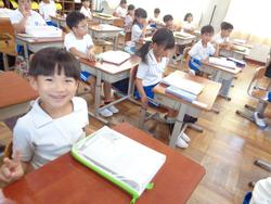 始業式後の学級活動