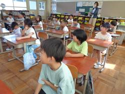 始業式後の学級活動