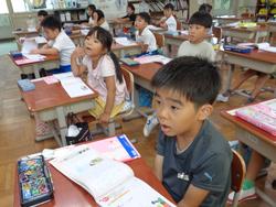 1年生国語の授業