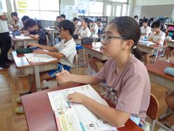 5年生保健の授業