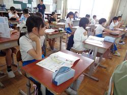 5年生保健の授業