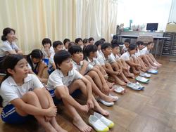 2年生発育測定