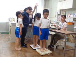 2年生発育測定