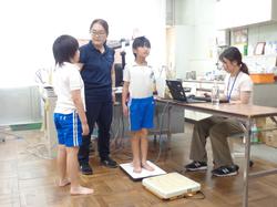 2年生発育測定