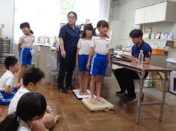 2年生発育測定