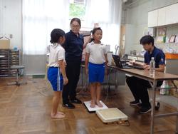 2年生発育測定