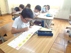 2年生国語の授業