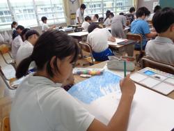 5年生図工の授業