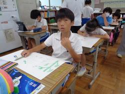 5年生図工の授業