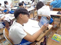 5年生図工の授業