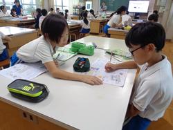 5年生家庭科の授業