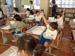 1年生図工の授業