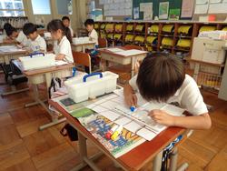 1年生図工の授業