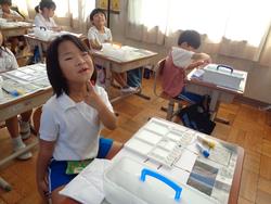 1年生図工の授業