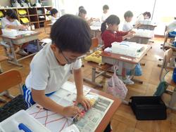 1年生図工の授業