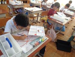 1年生図工の授業
