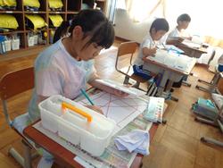 1年生図工の授業